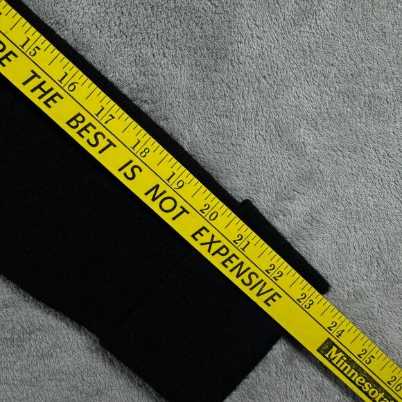 Adrienne Vittadini Black Knit Blazer Cardigan Women’s L Stretch Jacket - Picture 13 of 13